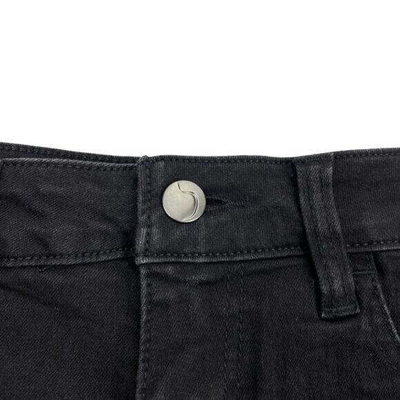 Joe's Jeans Merida Cut Off Denim Short Size 26 In Washed Black - Picture 3 of 9